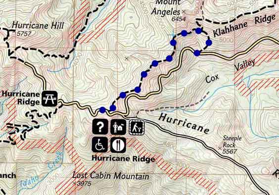 Klahhane ridge trail map sales
